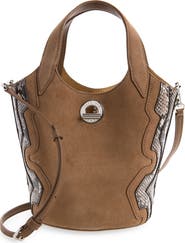 Veronica Beard Anchor Mixed Media Bucket Bag