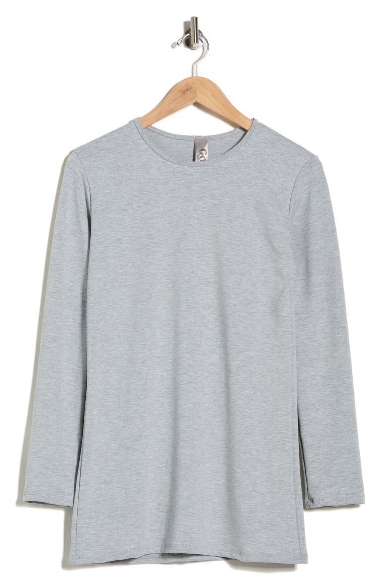Long Sleeve Knit Top, Main, color, HEATHER GREY