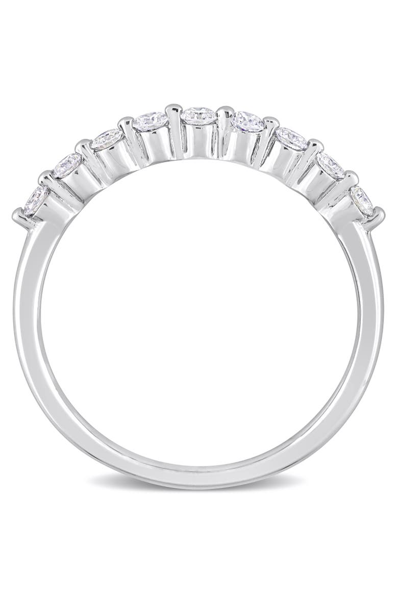 Lab Grown Diamond Eternity Ring Platinum Silver, Alternate, color, Platinum Silver
