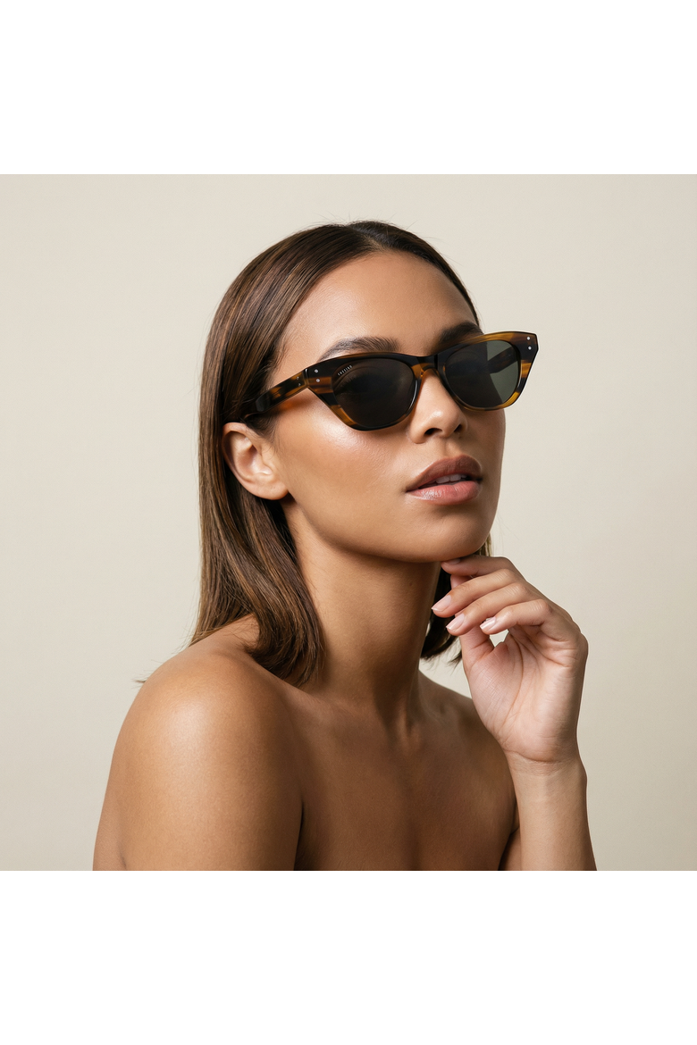 Gato Cat Eye Sunglasses, Alternate, color, Tortoiseshell