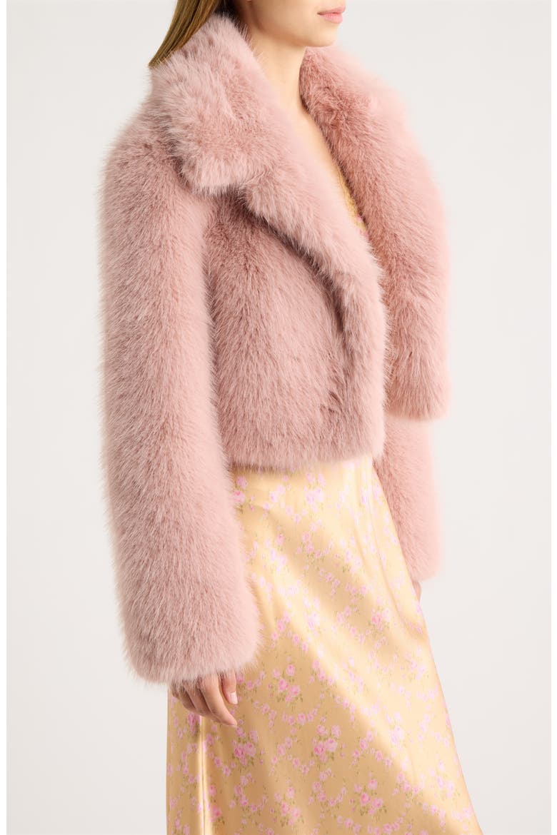Stroma Faux Fur Jacket, Alternate, color, SMOKED MAUVE