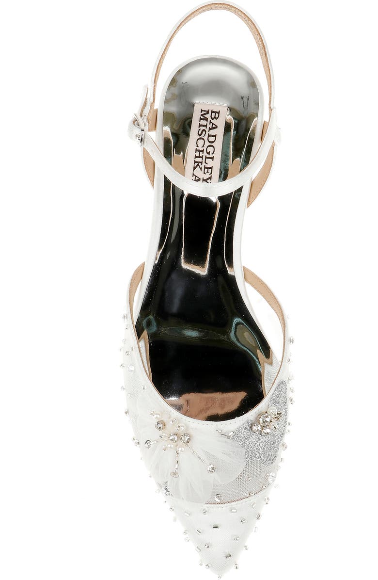 Badgley Mischka Collection Karine Pointed Toe Flat, Alternate, color,