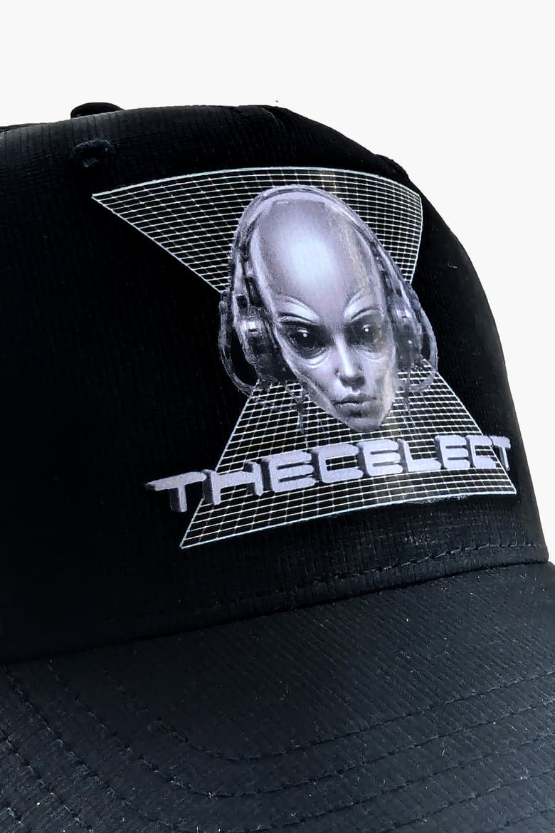AI  Hat Mid Profile Cap, Alternate, color, black