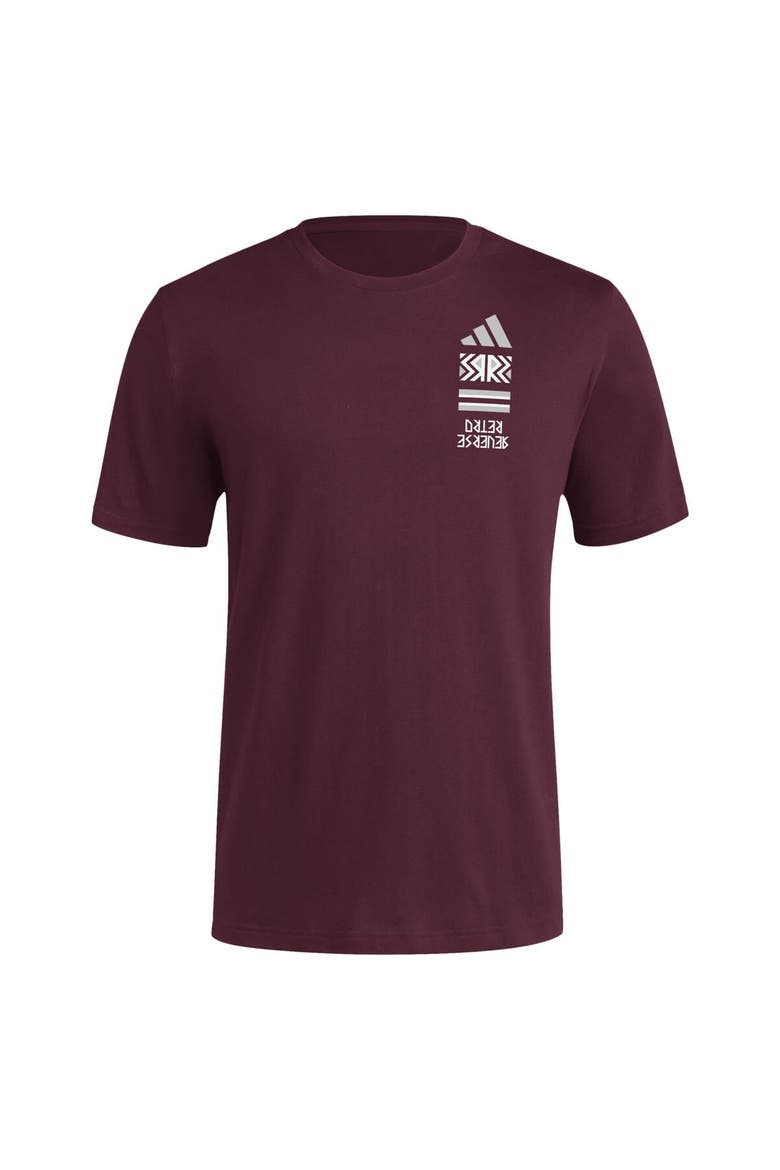 Men's adidas Maroon Texas A&M Aggies Reverse Retro Baseball 2 Hit T-Shirt, Alternate, color, Maroon