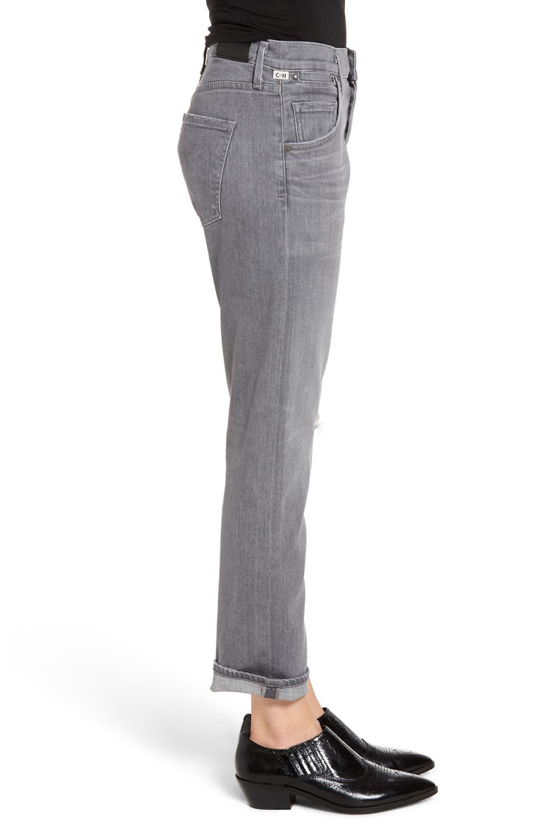 Emerson Ripped Slim Boyfriend Jeans, Alternate, color, DISTRESSED STATUETTE