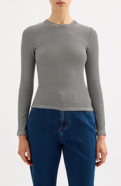 Rib Ls Tee