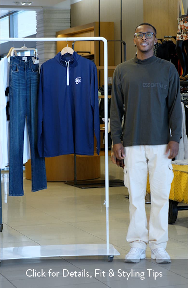 Men's Navy WM Phoenix Open Performance Quarter-Zip Top, sales video thumbnail