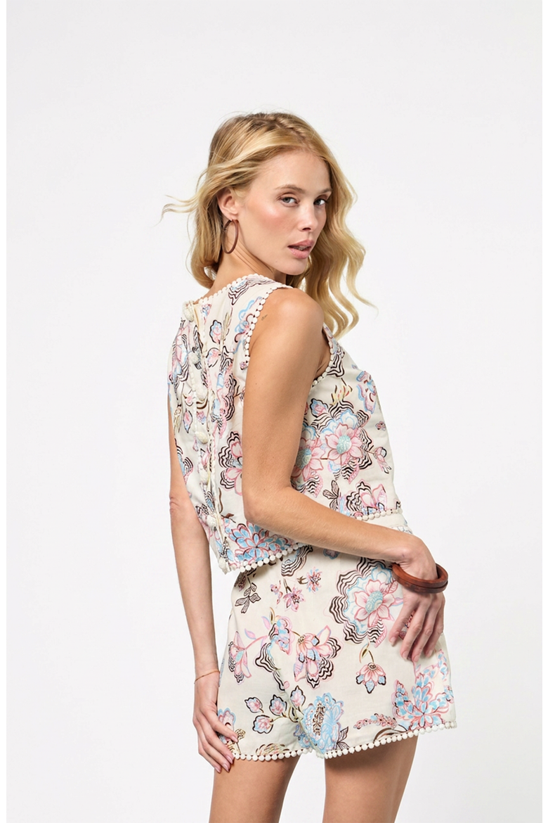 Lagos Tank, Alternate, color, Bloom