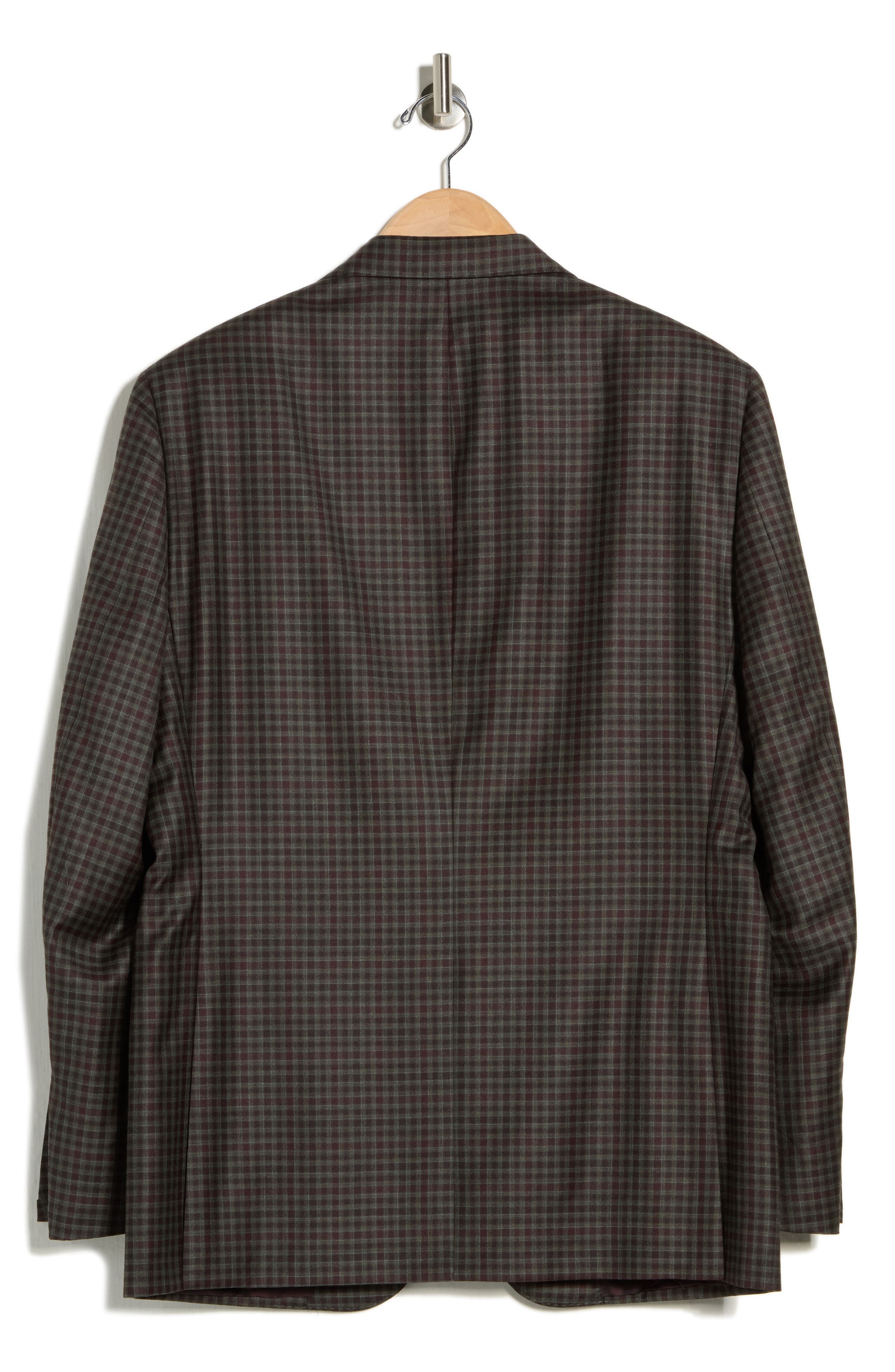 Check Wool Sport Coat - image 2