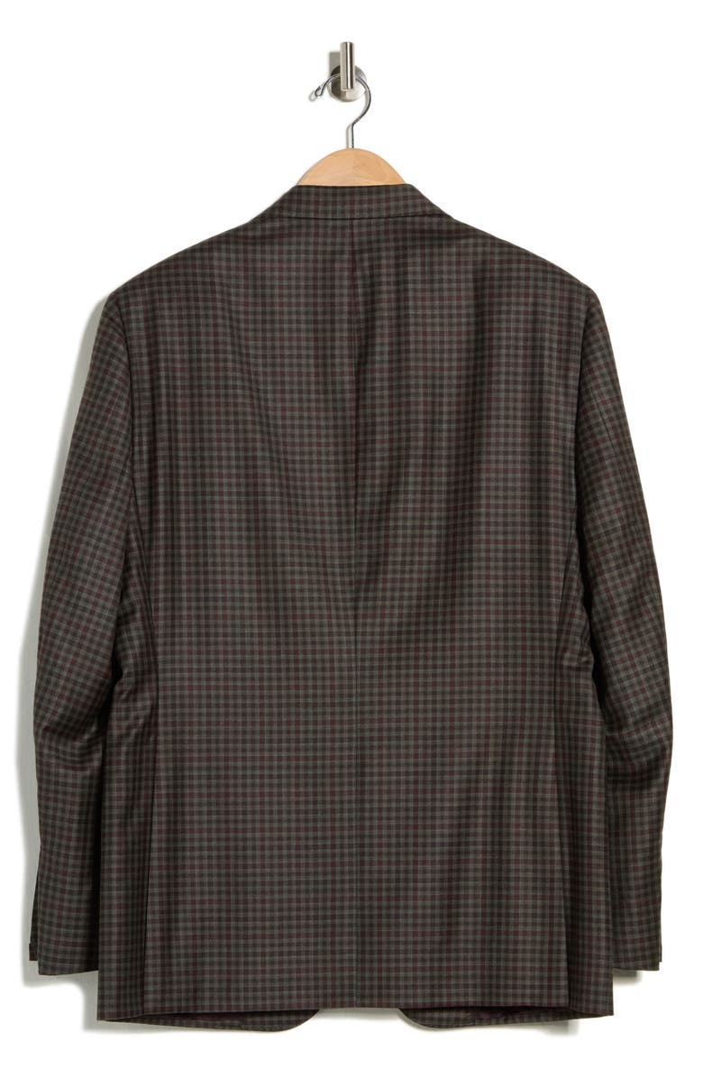 Heritage Gold Check Wool Sport Coat, Alternate, color, Olive/ Khaki