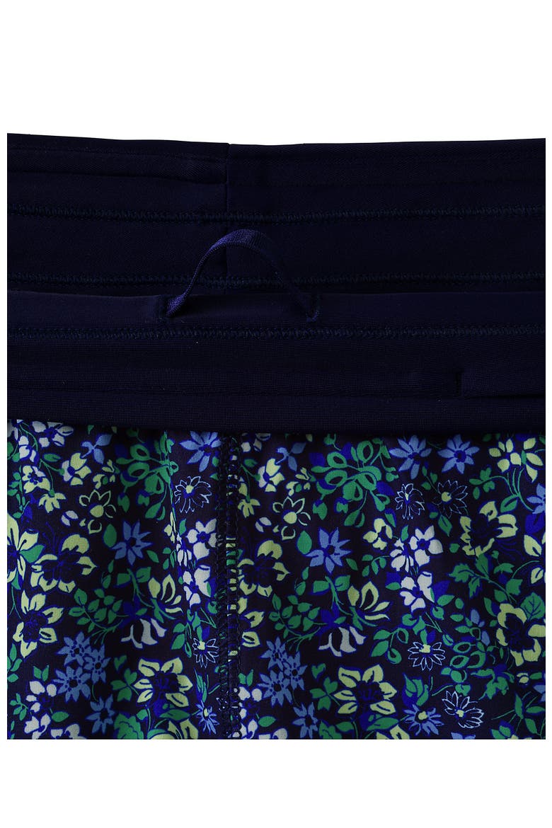 5" Quick Dry Elastic Waist Board Shorts Swim Cover-up Shorts with Panty, Alternate, color, Soft Cloud Blue