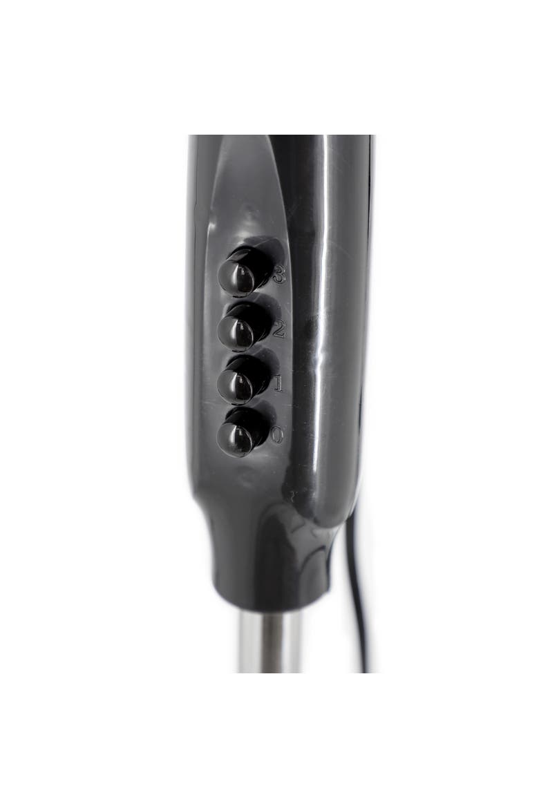 16 Inch 50w Oscillating Standing Fan in Black, Alternate, color, Black