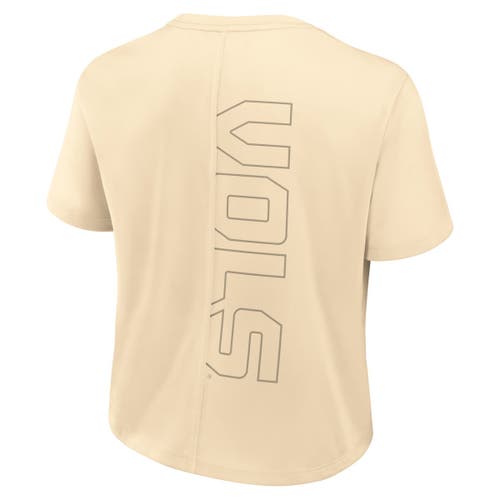 Nike Tan Tennessee Volunteers Performance Cropped T-shirt