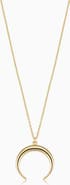 Oradina 14K Gold Wall Street Pendant Necklace