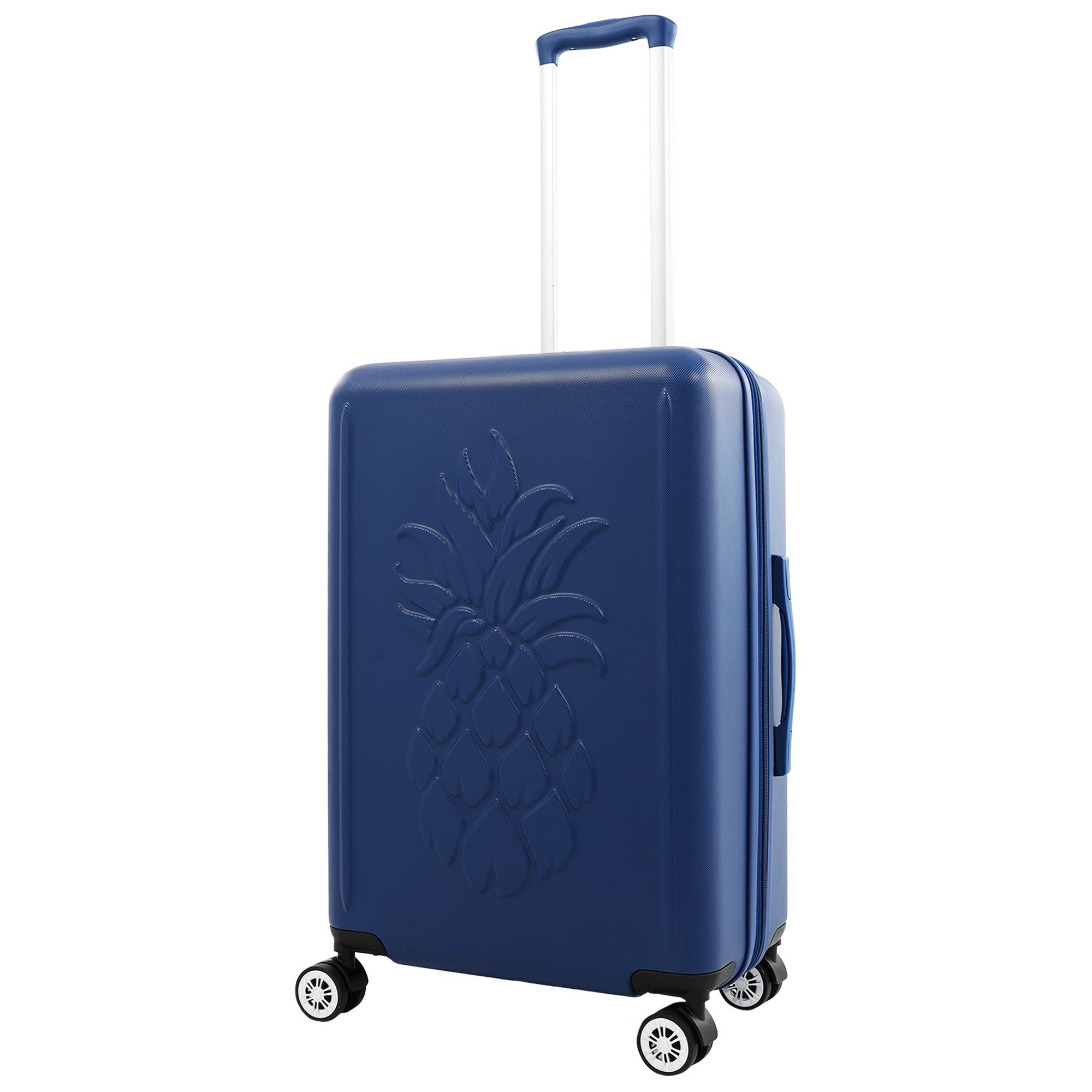 Tommy Bahama 26" Hardside Spinner Luggage with 3D Pineapple, Main, color, Navy