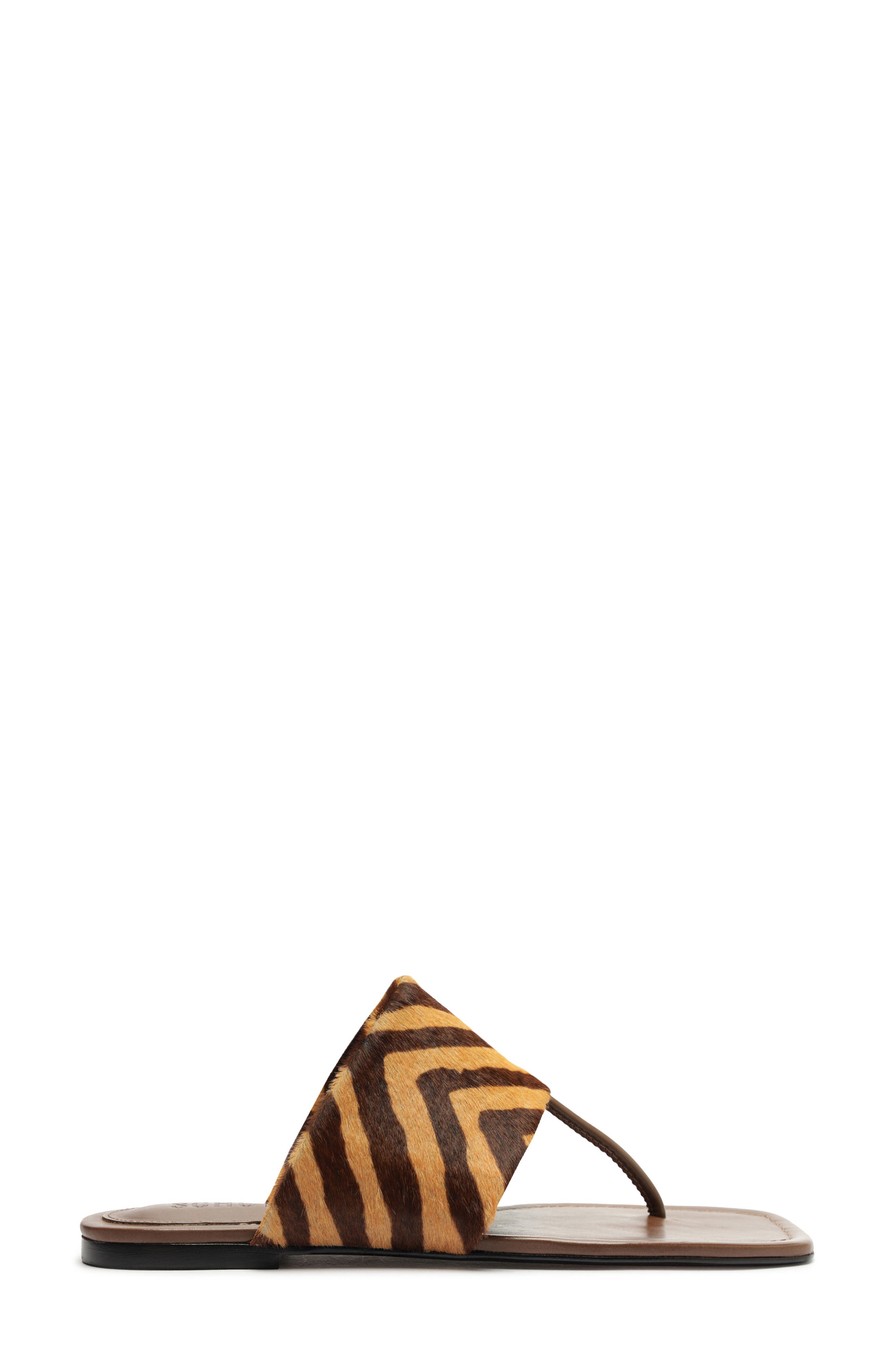 Schutz Martha Slide Sandal, Alternate, color, Natural/ Pecan Brown