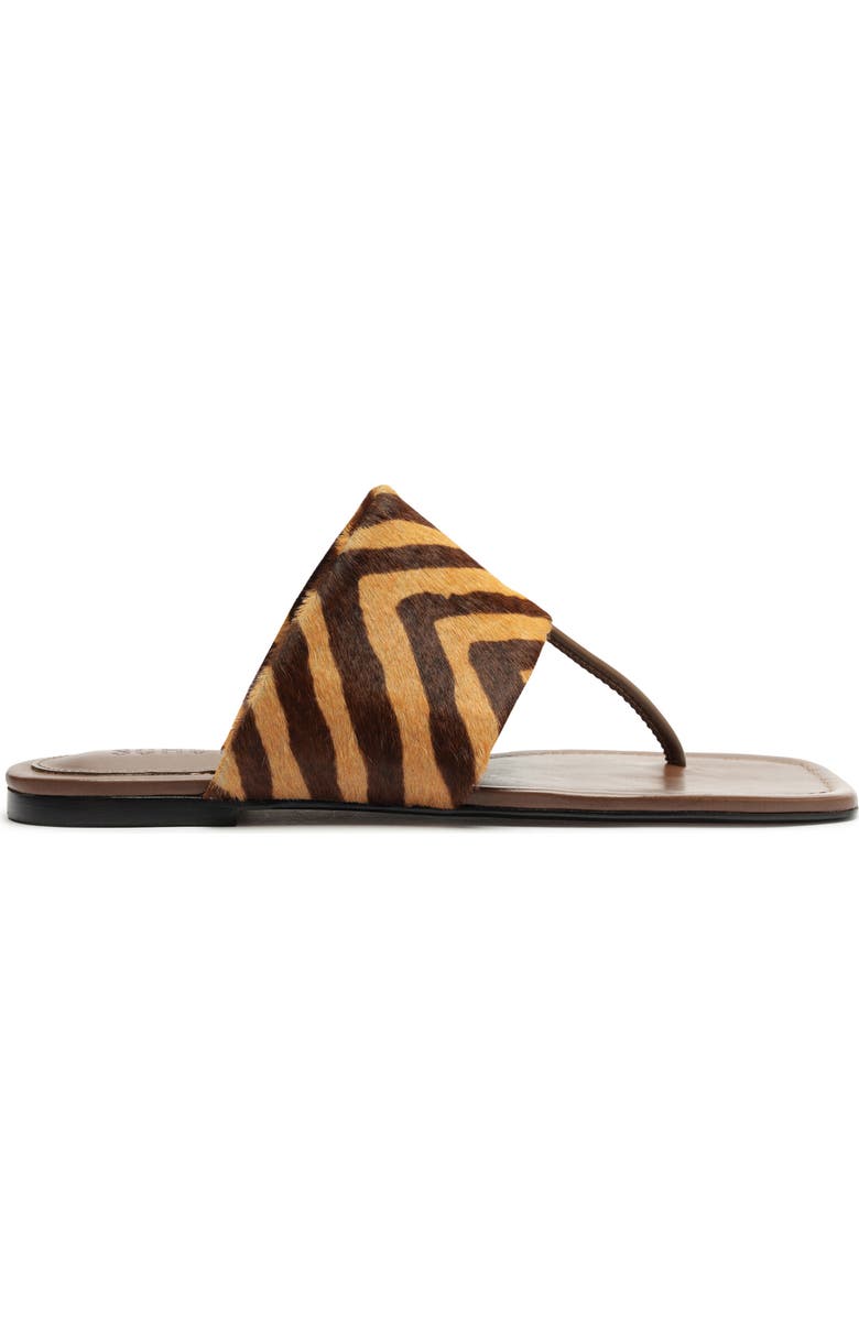 Schutz Martha Slide Sandal, Alternate, color, Natural/ Pecan Brown