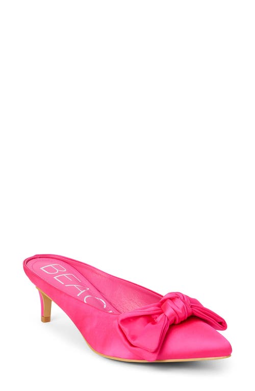 Coconuts by Matisse Bow Mule in Hot Pink 