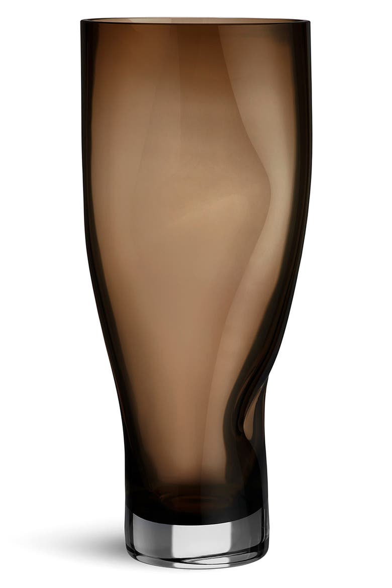 Squeeze Tall Vase, Main, color, BROWN
