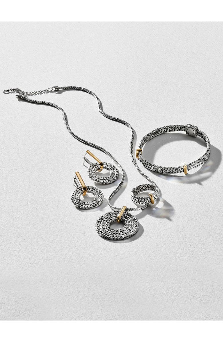 John Hardy Rata Chain Bracelet, Sterling Silver, Gold, Alternate, color, 