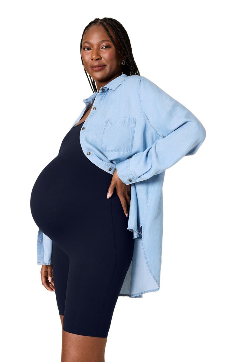 MOTHERHOOD MATERNITY Sleeveless Active Short Unitard, Alternate, color, 