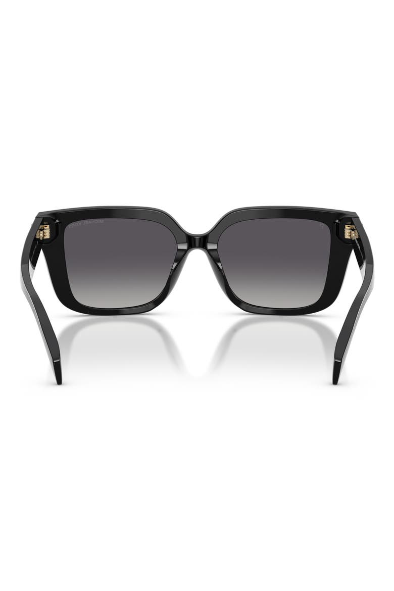 Santo Domingo 54mm Polarized Gradient Square Sunglasses, Alternate, color, BLACK / GREY POLAR MONO BIO