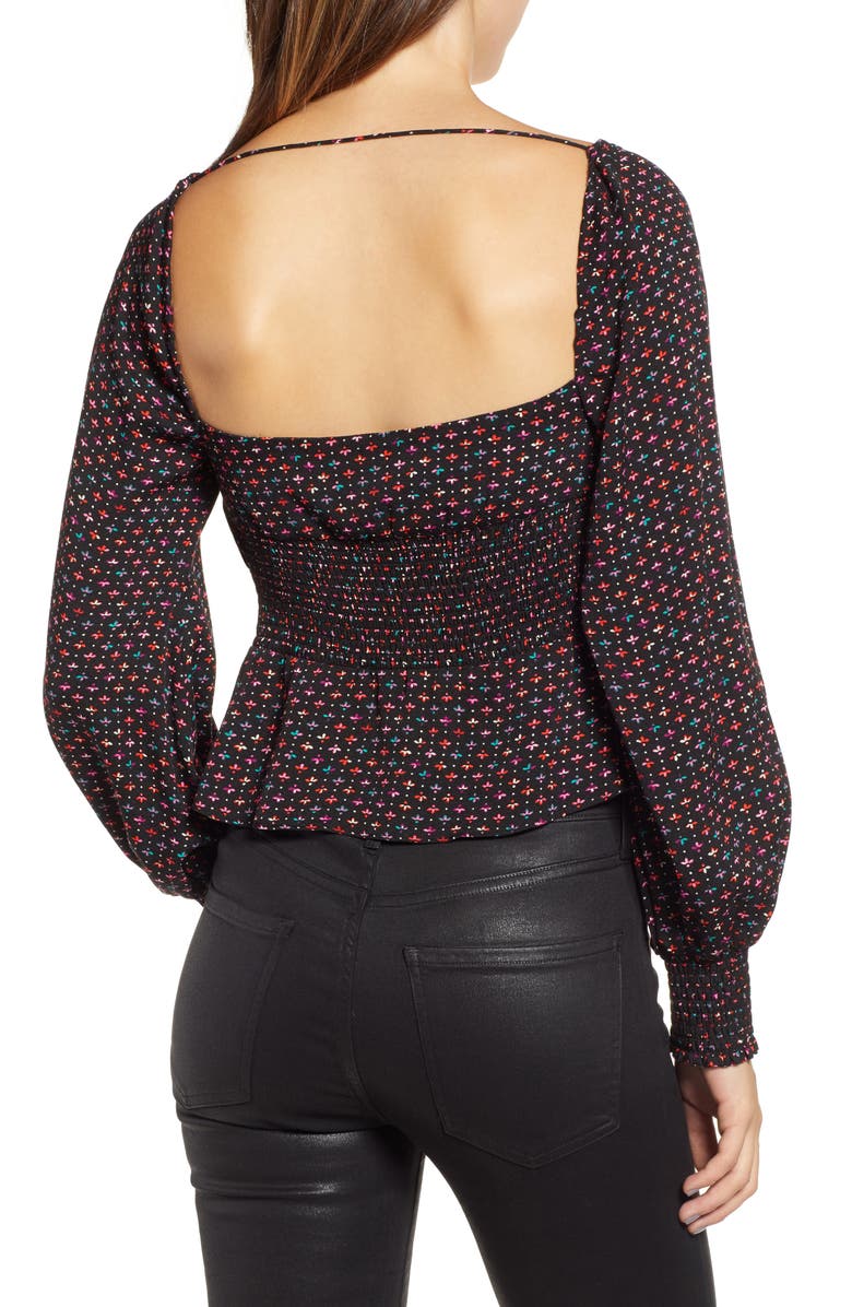 AFRM Isadora Corset Top, Alternate, color, Multi Geo