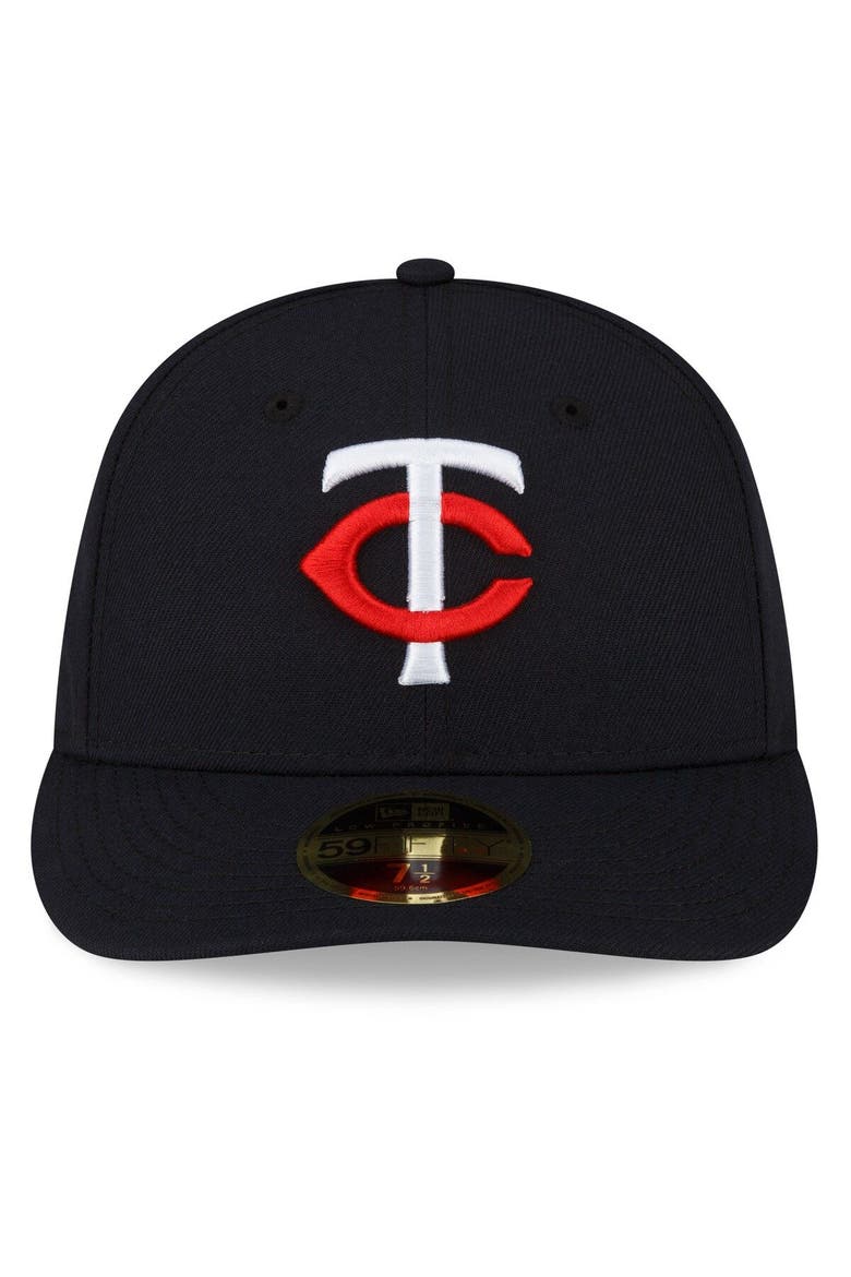 Men's New Era  Navy Minnesota Twins 2023 Authentic Collection Low Profile  Home 59FIFTY Fitted Hat, Alternate, color, Navy