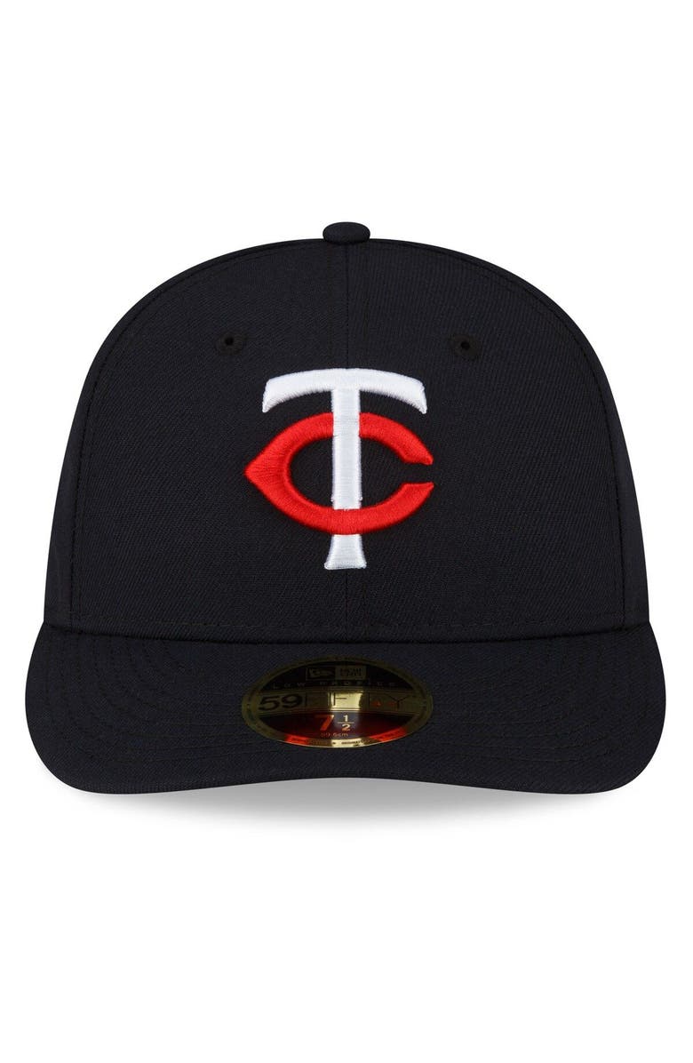 New Era Men's New Era Navy Minnesota Twins 2023 Authentic Collection Low Profile Home 59FIFTY Fitted Hat, Alternate, color, Navy