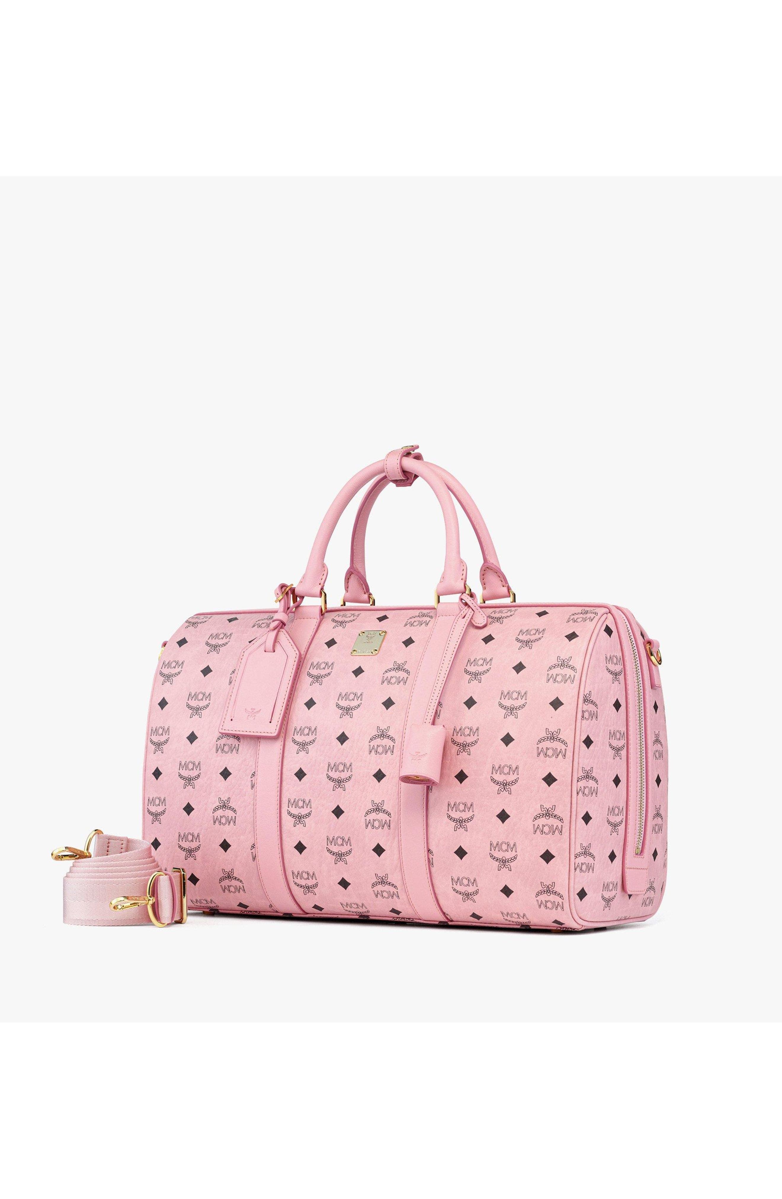 Ottomar Weekender Bag in Visetos, Alternate, color, Soft Pink