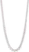 Nordstrom Graduated Cubic Zirconia Tennis Necklace