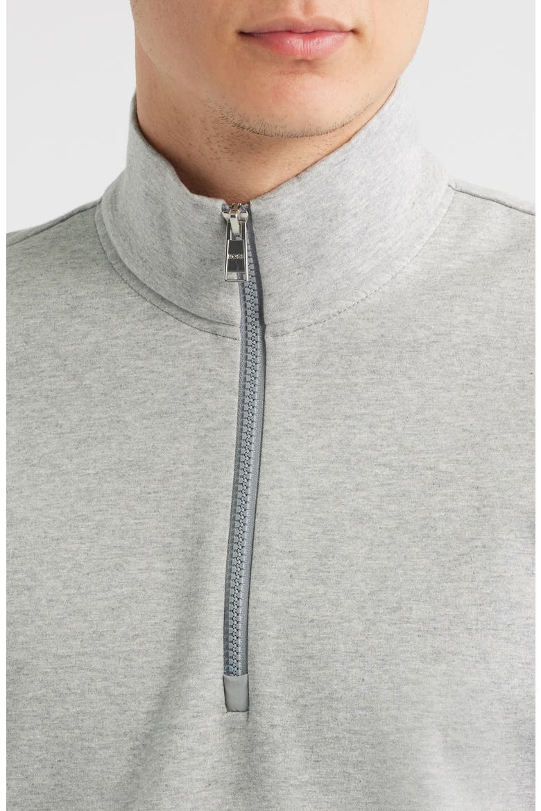 Sidney Quarter Zip Pullover, Alternate, color, SILVER