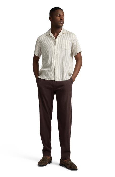 Stretch Linen Trouser