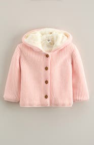Nordstrom Fleece Lined Hooded Cardigan