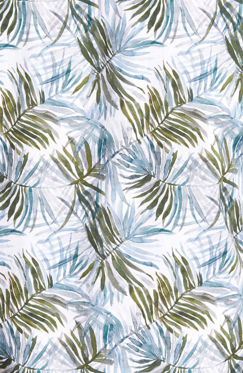 AG Nash Regular Fit Print Sport Shirt, Alternate, color, Plaited Palms