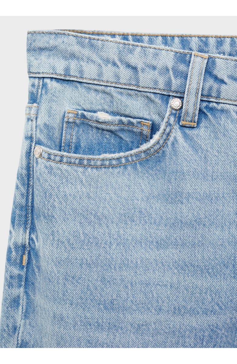 MANGO Straight Leg Jeans, Alternate, color, Medium Blue