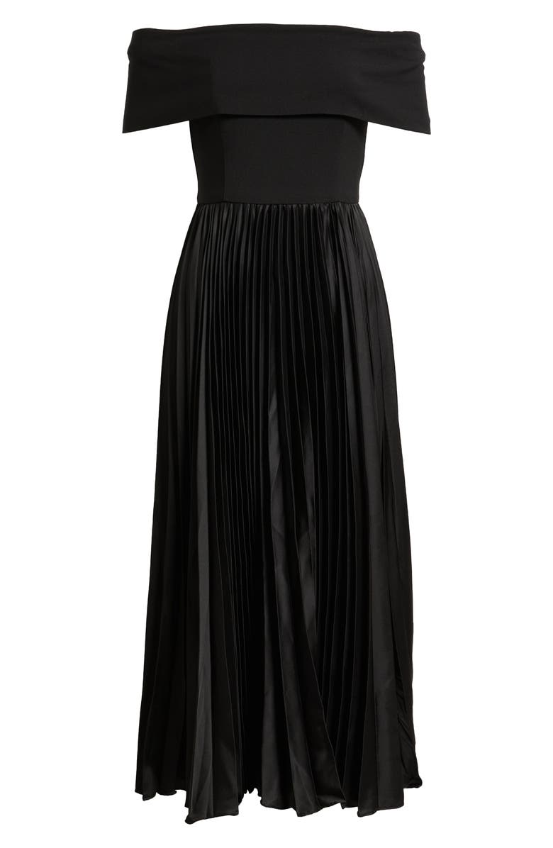 Hutch Stockton Off the Shoulder Maxi Dress, Alternate, color, Black