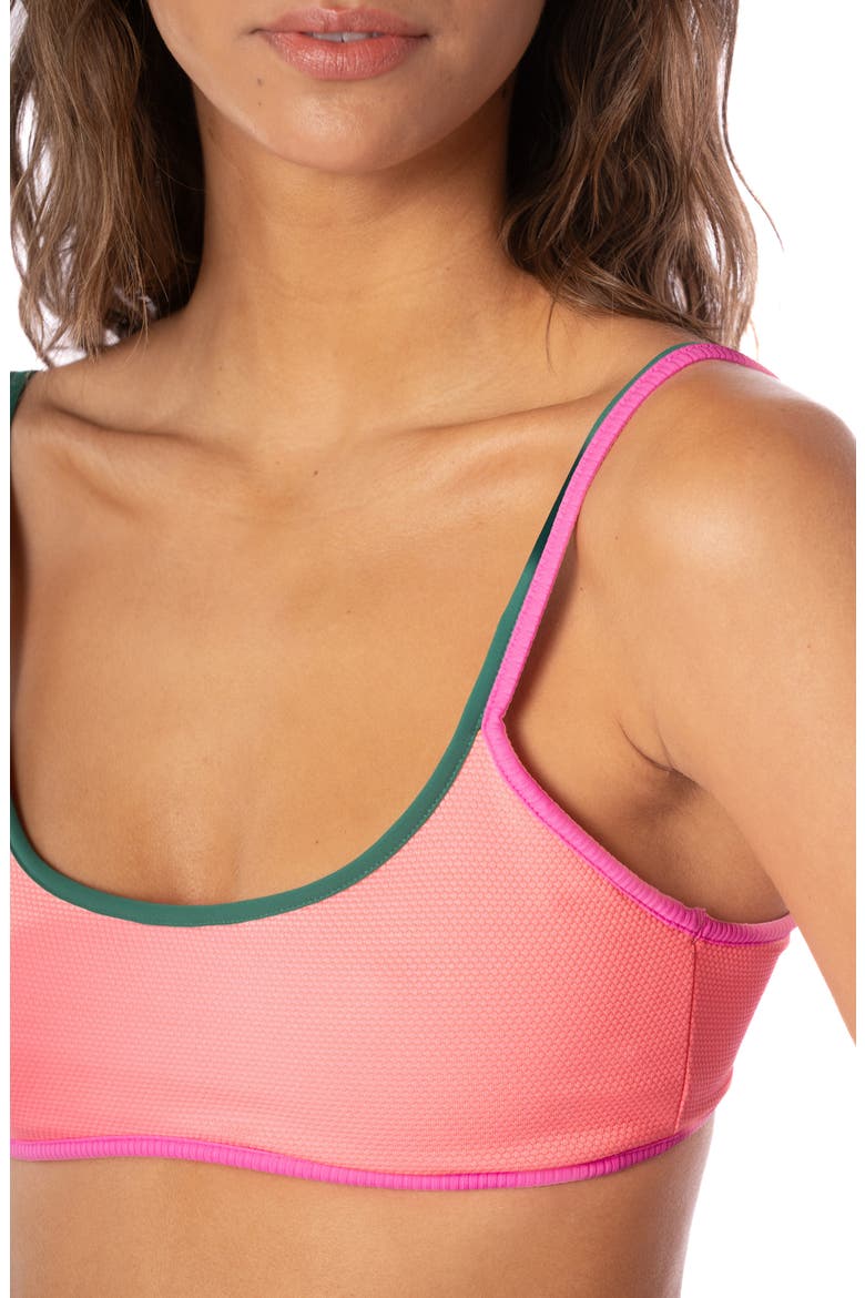 Islay Reversible Bikini Top, Alternate, color, PINK