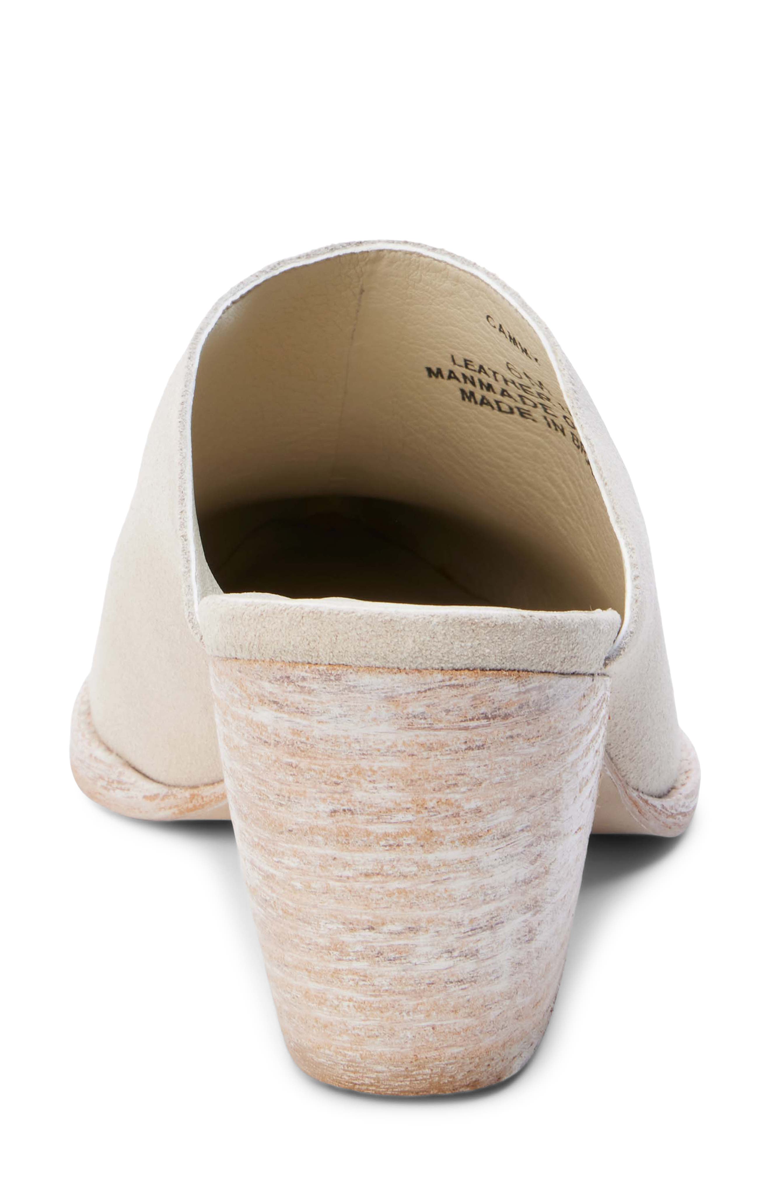 Cammy Pointy Toe Mule, Alternate, color, ECRU SUEDE