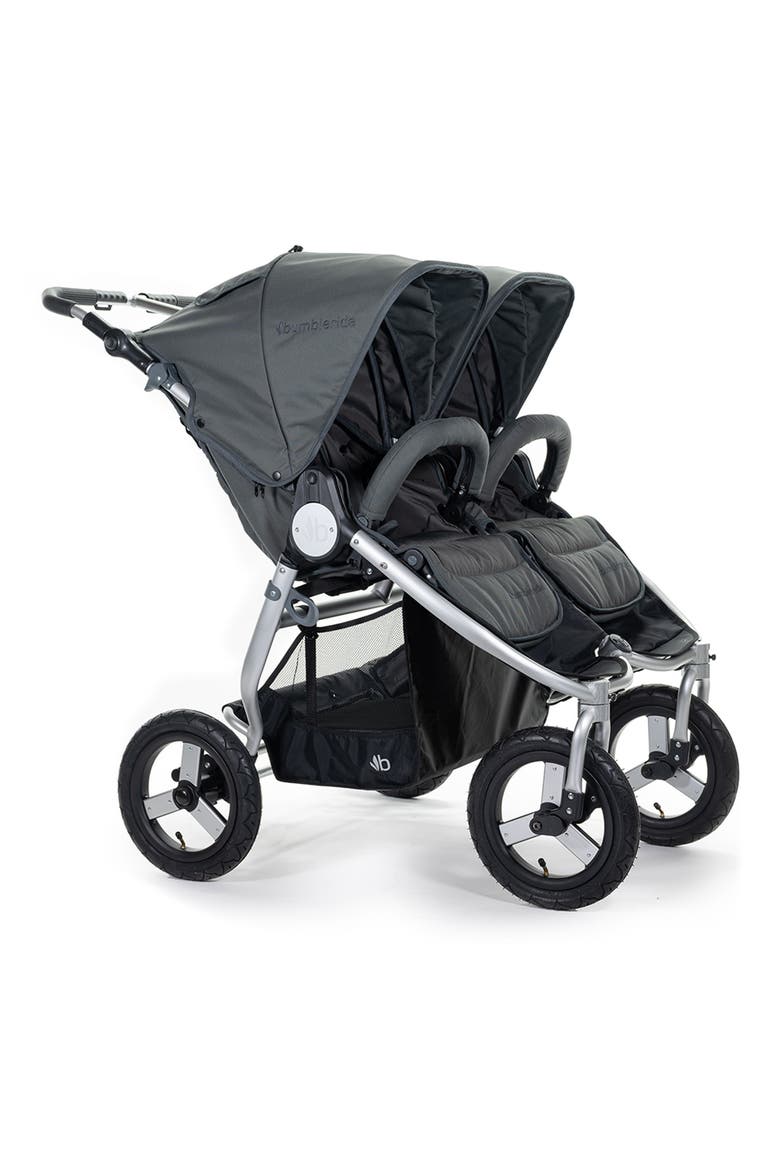 Indie Twin Double Stroller, Main, color, DAWN GREY