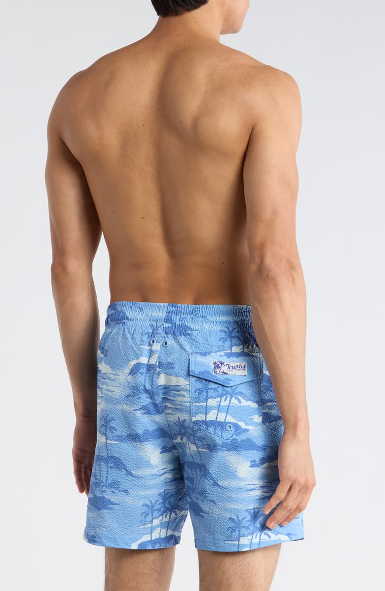 Trunks Surf & Swim Co. Sano 6.5-Inch Swim Trunks, Alternate, color, Tonal Blue