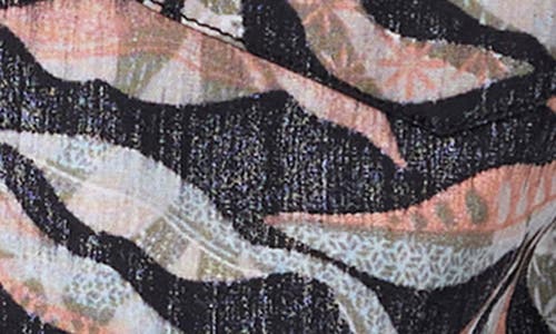 O'neill Kids' Terrace Print Short Sleeve Button-up Shirt In Multi