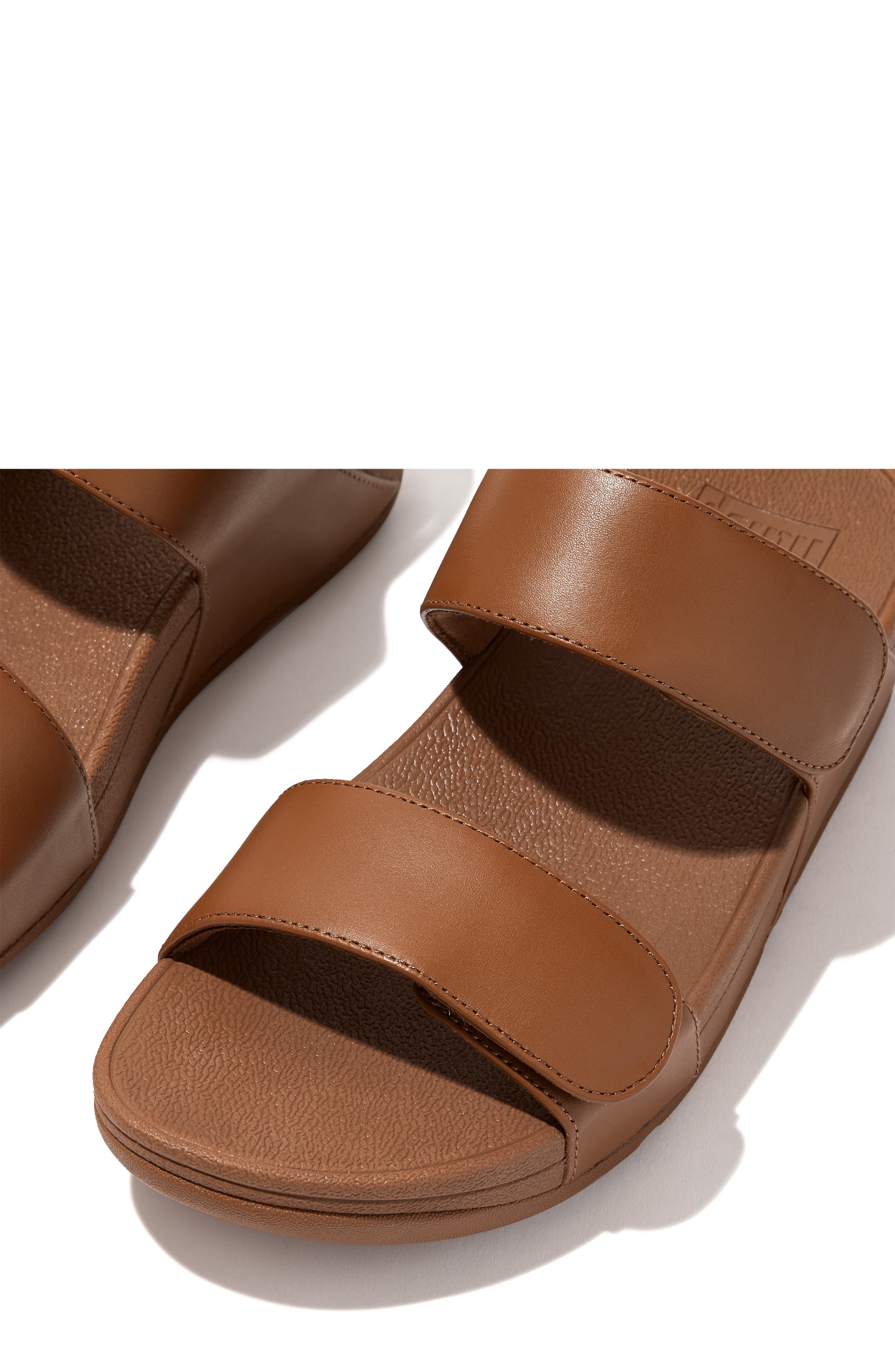 FitFlop Lulu Slide Sandal, Alternate, color, Light Tan