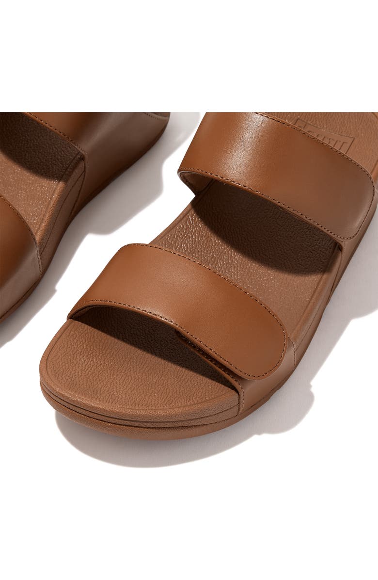 FitFlop Lulu Slide Sandal, Alternate, color, Light Tan