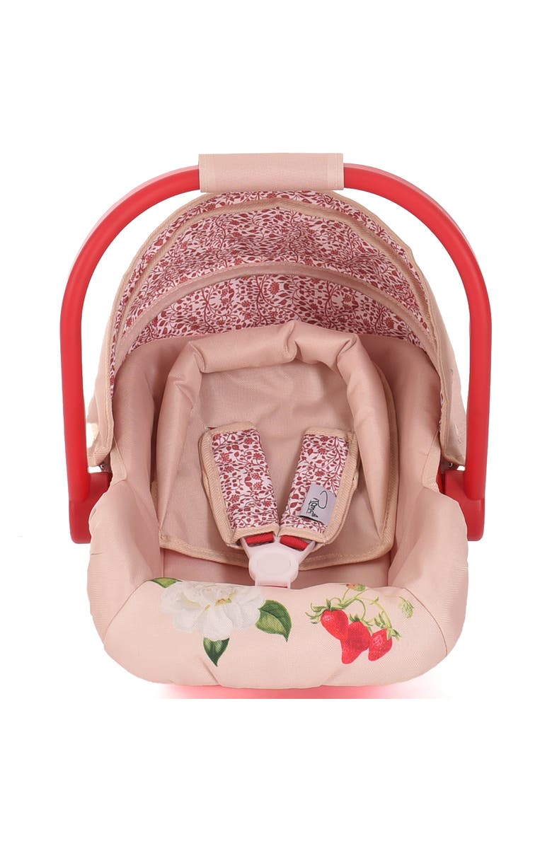 Roma Prams Rhs Doll Car Seat Flora Carrier Travel Accessory, Alternate, color, Multicolored