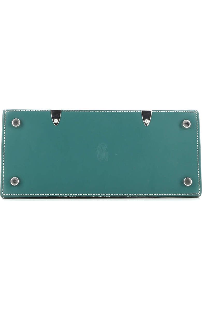 Pre-Owned Goyard Structured Saigon Top Handle Bag Coated Canvas with Leather Mini, Alternate, color,