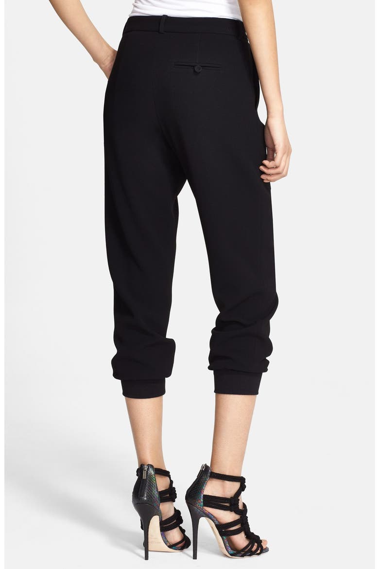 Crop Pants, Alternate, color, BLACK