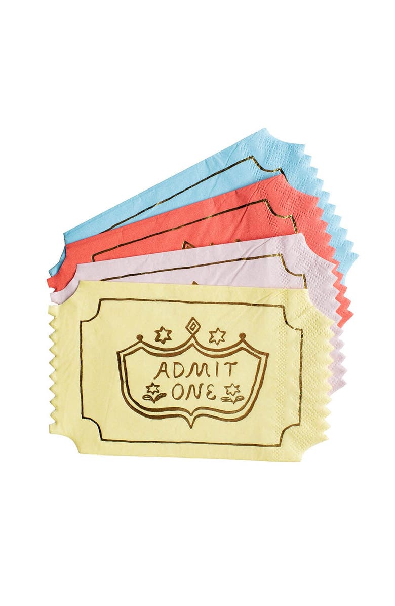 Daydream Society Off to the Fair Ticket Large Napkins, Main, color, 