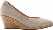 VISCATA Roses Canvas V Cut Espadrille Wedges