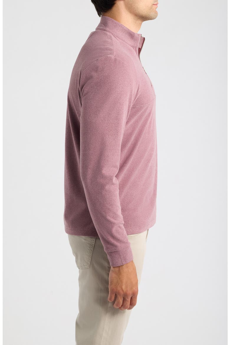Mikey Quarter Zip Pullover, Alternate, color, RUM